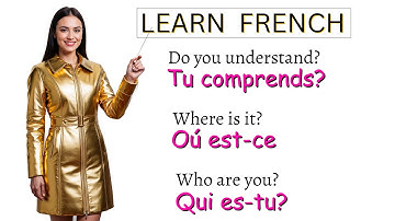 French Conversations Between Two (2) Friends | French Questions and Answers for Beginners - French