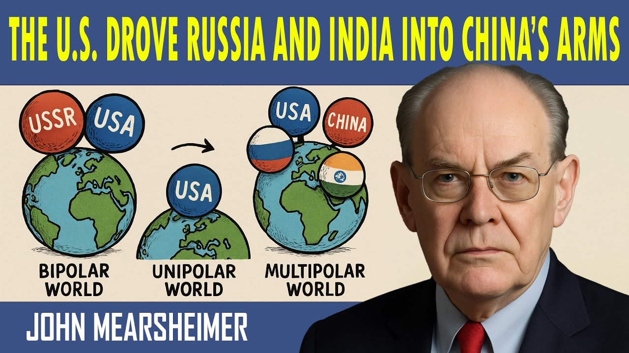 John Mearsheimer | A New Axis: Russia, China, India — Built by the U.S.