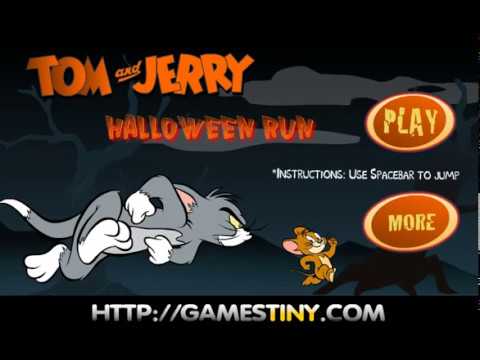 Tom and Jerry Halloween Run Video Game Walkthrough @gamesforeveryone2155