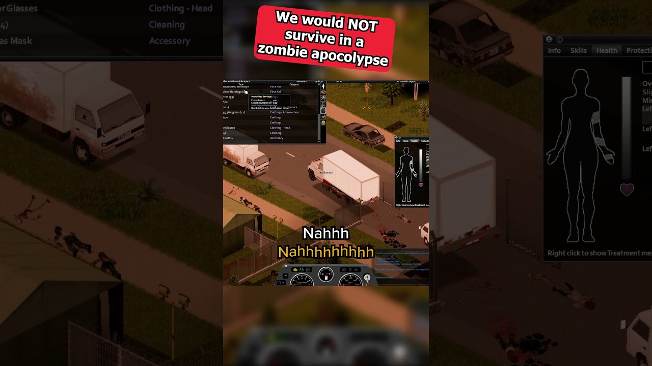 An Average Zomboid Gameplay be like....