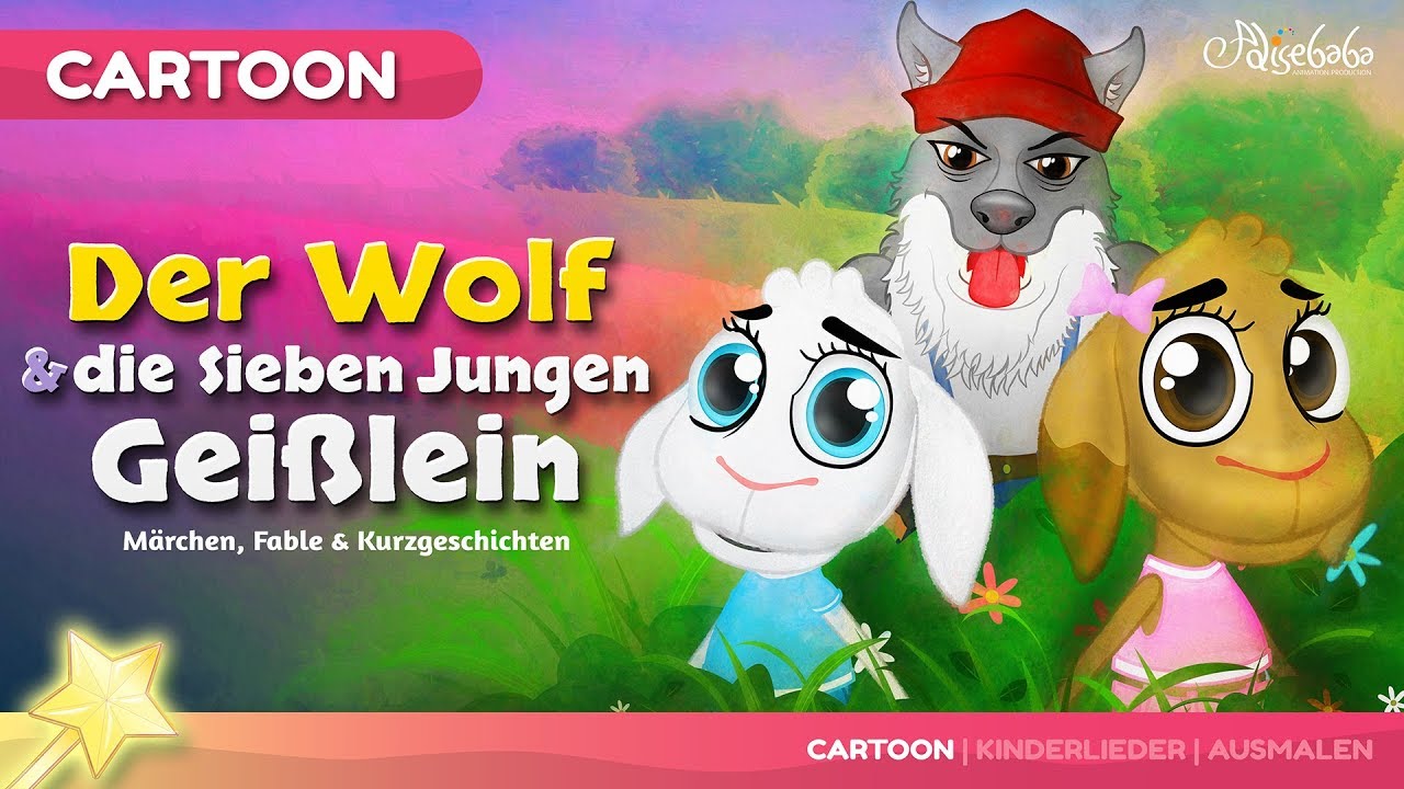 Marchen Fur Kinder Folge 20 Der Wolf Und Die Sieben Jungen Geisslein Youtube