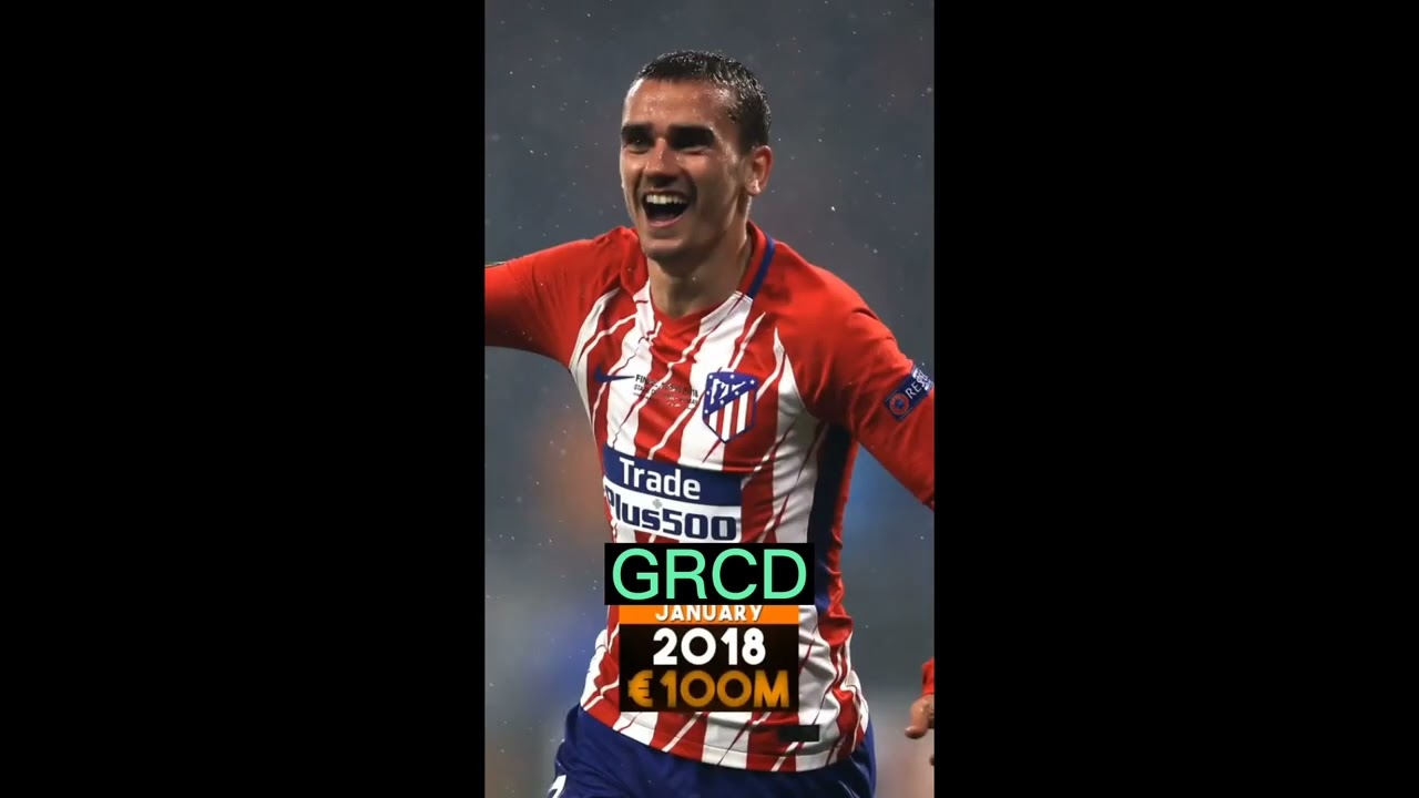 Griezmann's Market value evolution