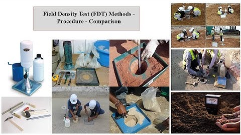 Field Density Test (FDT) Methods - Procedure - Comparison #geology #geotechnical #mining