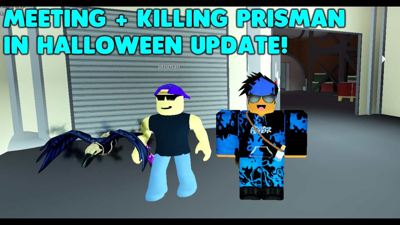 Meeting Killing Prisman In New Halloween Update Roblox Assassin