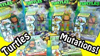 Teenage Mutant Ninja Turtles TMNT Mutations by Playmates - Nickelodeon - 니켈로디언 변신 닌자거북