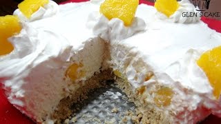 Cheesecake Frio con trocitos de mango | SIN HORNO | Glens cake