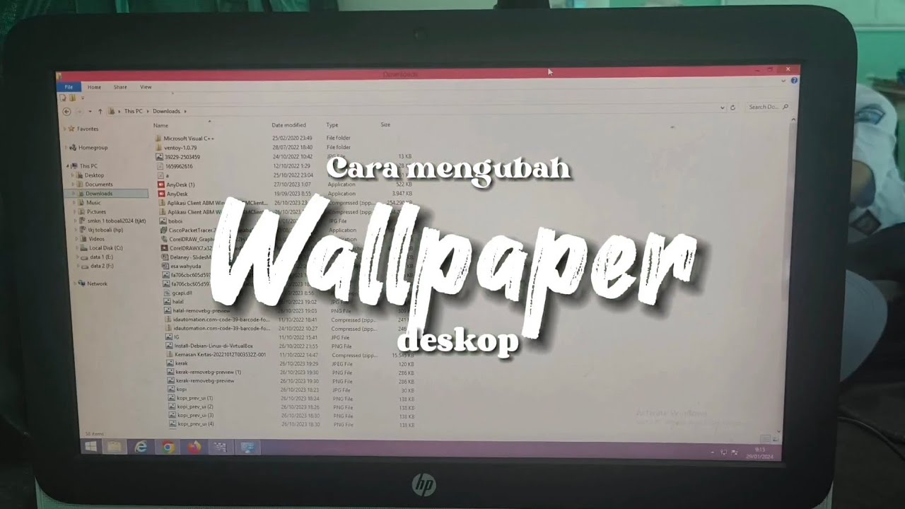 CARA MENGUBAH WALLPAPER LAPTOP DENGAN MUDAH tutorial walpaper YouTube Cara mengubah wallpaper laptop dengan mudah tutorial walpaper youtube