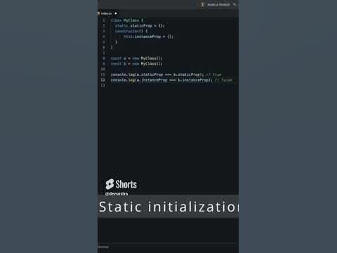 JavaScript Static Initialization Block - Tips, Tricks, and Tutorial ...
