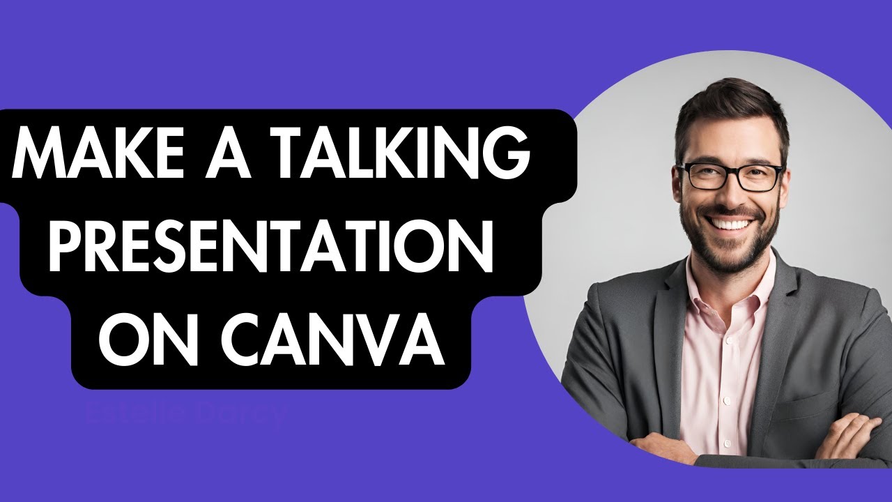 how to create talking presentation in canva