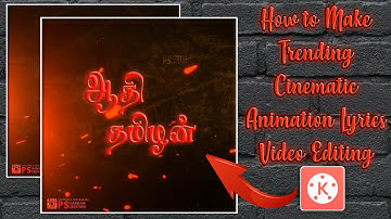 How to Make Trending Animation Lyrics WhatsApp Status | Kinemaster Editing | Kinemaster Tutorial