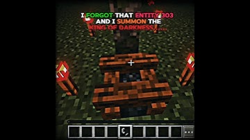 Minecraft I Summon Entity 303 #shorts