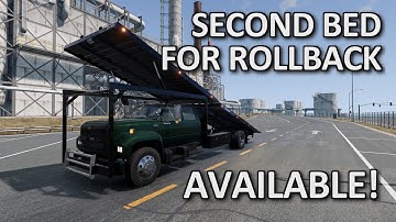 MD-Series Rollback Second Bed Available! | BeamNG.drive
