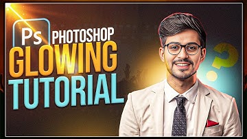 Make Glowing youtube thumbnails in Photoshop + FREE Actions | Beginners Tutorial