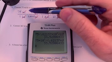 Chemistry I Notes Unit 5 Derived Unit Conversions