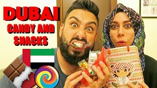 TRYING DUBAI CANDY and SNACKS !!!