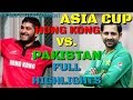 Hong Kong Vs. Pakistan Full Highlights Asia Cup || 16 September 2018 || || 2nd ODI Cricket Match ||