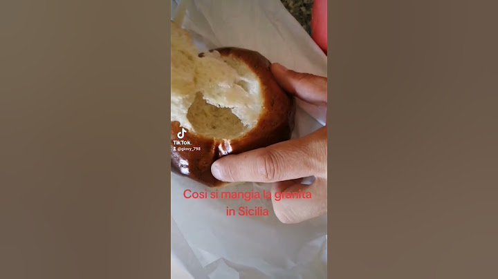 #sicilyfood granita Siciliana