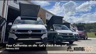 Four Californias on site - Let's check it out!
