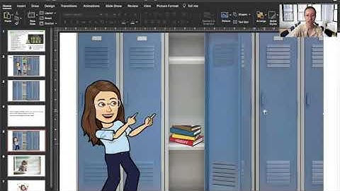 Tips on how to make your own virtual locker! (By using Bitmoji and Powerpoint)