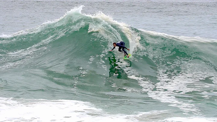 PRO Skimboarders score Aliso wedge - Blair Conklin...