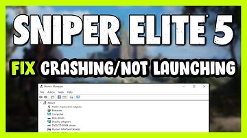 How to FIX Sniper Elite 5 Crashing / Not Launching!