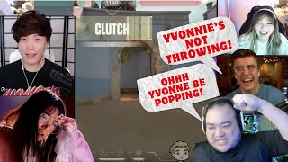 Yvonnie's Top Fragging & Clutches Impresses the Don Scarra Lilypichu Ludwig & Sykkuno