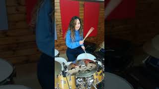Funk drumming - Purple Stain by Red Hot Chili Peppers! #Shorts cover