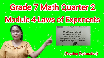 Grade 7 Math Quarter 2 Module 4-Laws Of Exponents