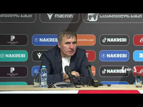 Conferință de presă după Georgia - România 1-1