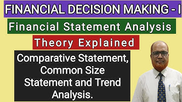 Financial Decision Making II Financial Statement Analysis II Theory Explained II Hasham Ali Khan