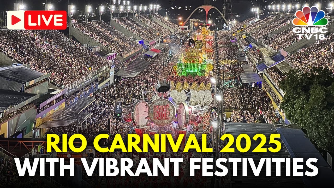 Rio de Janeiro Carnival LIVE: Parade With Spectacular Samba Shows | Brazil Carnival 2025 LIVE | N18G
