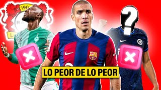 El JUGADOR DECEPCIÓN de cada LIGA TOP del mundo en 2024 ¡Al #2 LE DIO MIEDO salir a JUGAR!