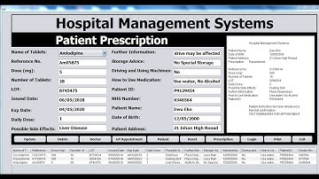 How to Create a Hospital Management Systems in Java Netbeans - Part 3 of 4