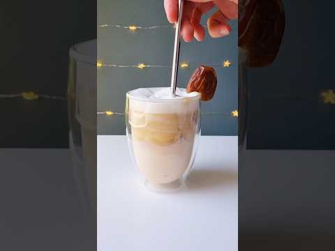 لاتيه التمر و كولد فوم الفانيليا