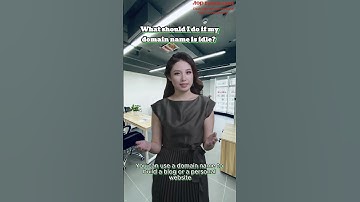 What #should I do if my #domain name is idle？#deepseek #openAI  #Musk #ChatGPT #FarAhead #video