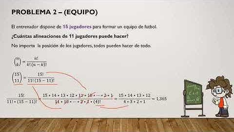 Combinatoria - Coeficiente Binomial (Ejercicios)