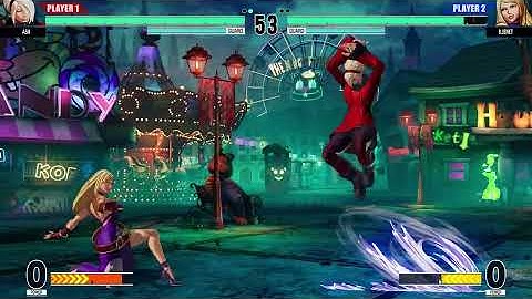 The King of Fighters XV - ASH VS B.JENET (HARDEST AI)