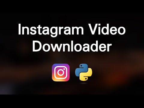 Instagram Video Downloader using Python (less than 20 lines)