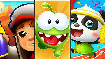 Subway Surfers [CAIRO 2020] VS Om Nom: Run VS Little Panda Run
