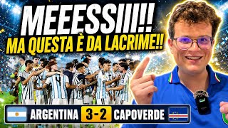 MEESSII!! MEEESSIII!!! MEEEEESSIIIII!!!!! MA QUESTA È DA LACRIME!! - ARGENTINA-CAPOVERDE 3-2!!