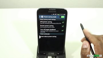 Samsung Galaxy Note - Power Saving Mode