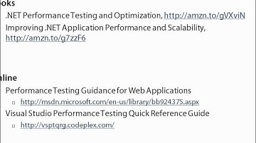 Introducing Web Performance Tests with VS2010-Summary-video-8
