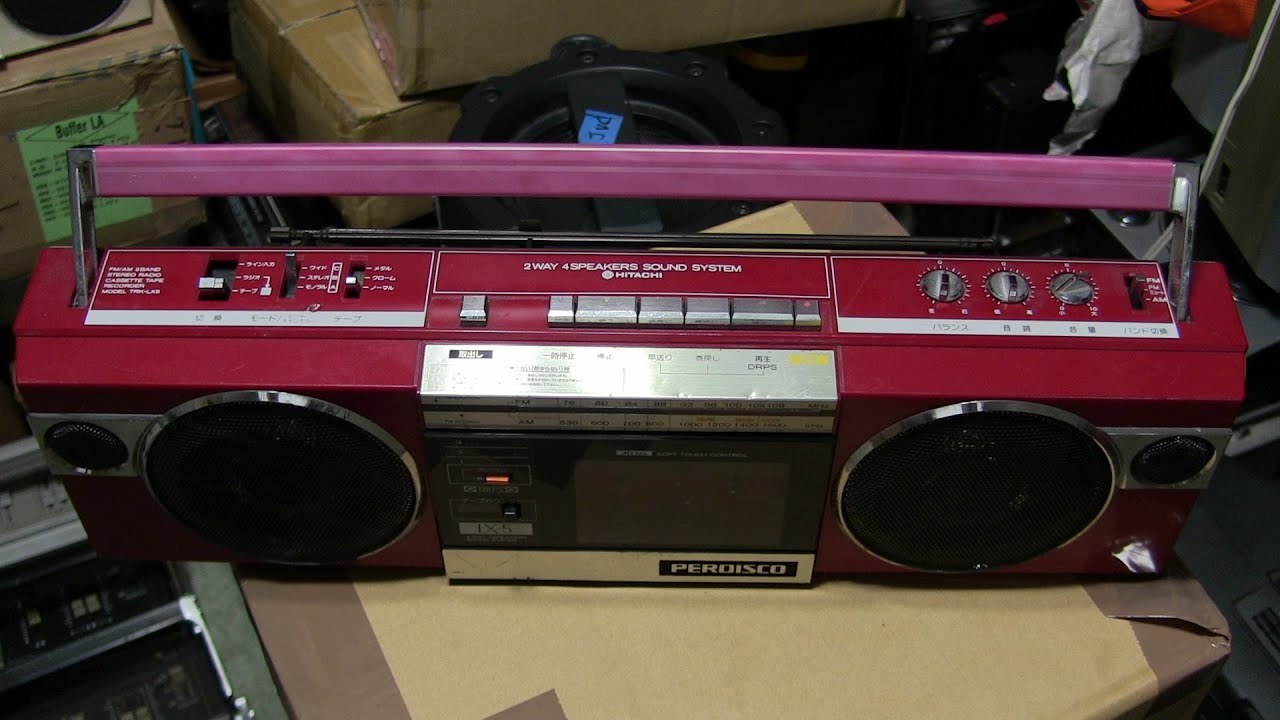 HITACHI TRK-LX5 Showa Retro Radio Cassette g1071787138 unbox 25