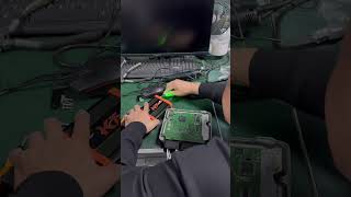 How to use the KT200II automotive diagnostic tool to repair an ECU that has been damaged by flashing