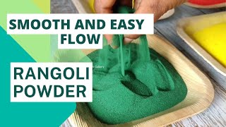 How to get good flow of Rangoli Powder(Kolapodi) | Tips | Tamil. #Texture #Flow #Tips #smooth screenshot 5