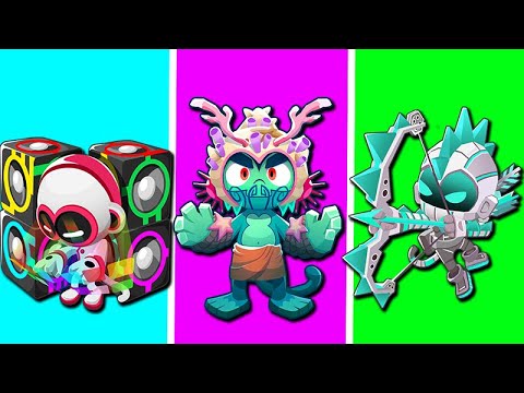 TODOS OS BUFFS + PODER MÁXIMO DA USINA DE ESPINHOS - BLOONS TD 6 