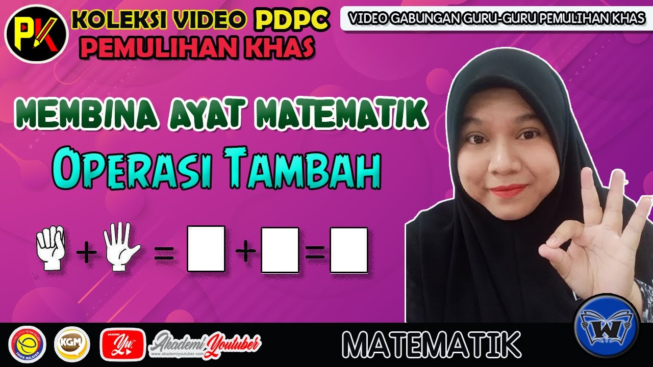 Membina Ayat Matematik Operasi Tambah Youtube