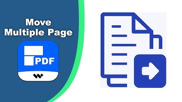 How to move multiple pages at once in a pdf document in Wondershare PDFelement