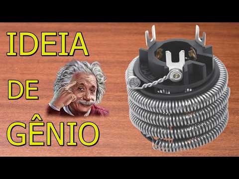 IDEIA INCRIVEL DE GÊNIO FEITA COM RESISTÊNCIA DE CHUVEIRO POR ONIVALDO PRUMOLINO - PPP
