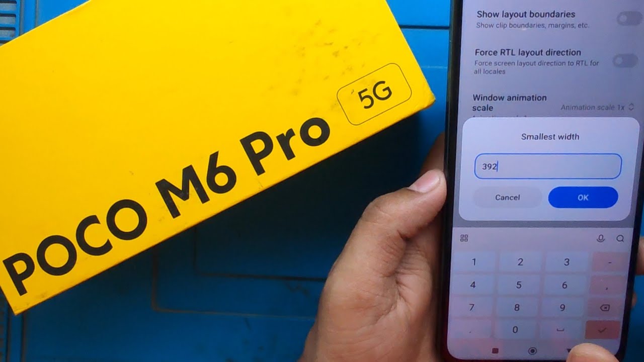 POCO M6 / M6 Pro 5G DPI Option On (Sensitivity Increase) Freefire